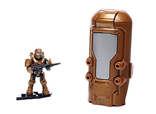 Mega Construx Halo Cryotube Action Figure (23 Piece), Metallic Copper