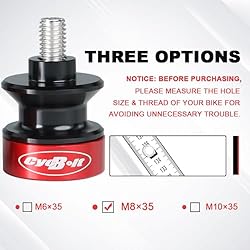 CYCBOLT 8mm Swing Arm Spools Sliders Universal CNC