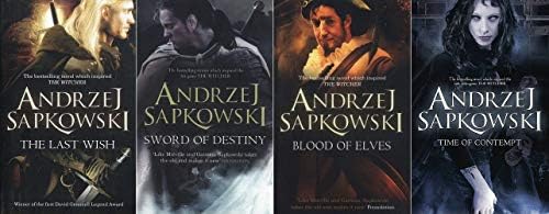 The Last Wish, Sword of Destiny, Blood of Elves & Time of Contempt (4 Book Set Collection)