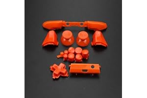 SZLG Replacement Full Set Button Bumper Trigger Buttons Guide Dpad RT LT RB LB ABXY ON Off Button Kit for Xbox One Slim Xbox One S Controller (Orange)