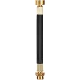 persevere 0.8ft Garden Hose Extension Flexible Water Hose Adapter Short Connector Hose with Integrated Spiral Tube for Hose Reel/RV/Dehumidifier