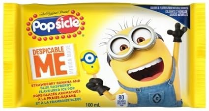 Popsicle Minions Bar, 3.38 oz. (18 