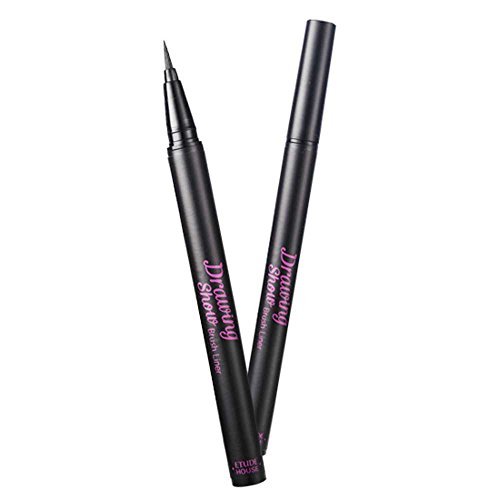 Etude House Drawing Show Creamy Liner, Bk801 Black Quick One Shot (Quick Dry)