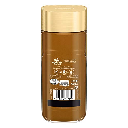 NESCAFÉ GOLD Crema, löslicher Bohnenkaffee, Instant-Kaffee aus erlesenen Kaffeebohnen mit samtiger Crema, koffeinhaltig… – Bild 3