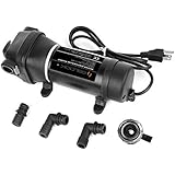 GSLOOK AC110V/115V Water Pressure Diaphragm Pump 4.5GPM 40PSI Self-priming RV Pump Caravan/Boat/Marine