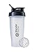 BlenderBottle Classic Loop Top Shaker Bottle, 32-Ounce, Clear/Black/Black