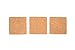 Fox Run Square Cork Trivets for Dishes, Pots, Pans and Plants, 7