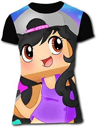 Aphmau-Fans Women Sports Tees 3D Printing Graphic T-shirts