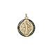 Intercession Saint Benedict Color Medal (Golden - Large - 1-1/4 inches)