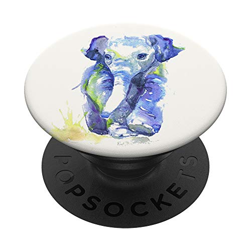 Cute Baby Elephant Watercolor Rainbow Drawing Phone Grip PopSockets PopGrip: Sw…