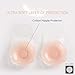 Nipple Covers Breast Lift Tape-Reusable Nipplecovers Silicone Pasties for Women and Fashion Tape by Pelandy (Medium)