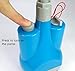 Human Creations ShowerEase Rechargeable Portable Shower w/Valve Switch on Showerhead, 2200mAh (Aqua Blue) - ideal for indoor or outdoor use