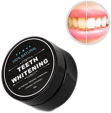 YXTech Activated Bamboo Charcoal Teeth Whitening Powder - Organic Coconut Shell Powder