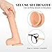 Realistic Dildo Thrusting G spot Remote Control Vibrator with Strong Suction Cup for Hand-Free Sex, Loverbeby Silicone Vibrant Penis Rechargeable Waterproof Anal Vibrating Membrum for Women and Men