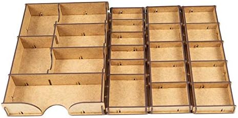 docsmagic.de Organizer Insert for Wingspan Box, Brown