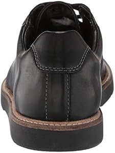 clarks men's grandin plain oxford black