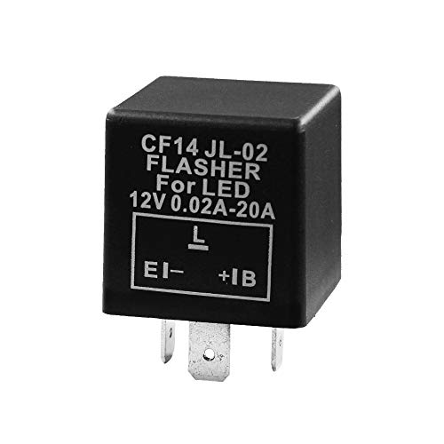 HUIQIAODS 3Pin CF14 JL-02 EP35 Electronic LED Flasher Relay For LED Hyper Fast Blink for Turn Signal Light Bulbs - Thumbnail 7