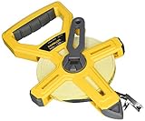 Komelon 6611IM Feet/Inches and Metric Fiber Tape Reel with Double Nylon Coated Fiberglass Blade, 100-Feet-30M by 1/2-Inch