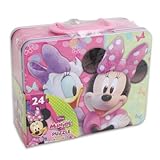 Cardinal Games Minnie Mouse tin with Handle 24 pc - 1 per pack