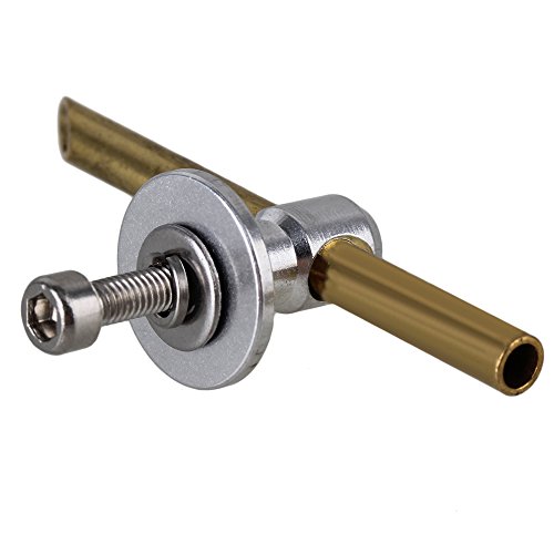 BQLZR Silver 50mm Length ID 3mm OD 4mm Tube Transom Mounting Water Pickup for RC Boat