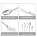ENLOY 20 Pieces Flatware Set, 18/0 Stainless Steel Utensils, Service for 4, Heavy Duty Silverware Gift, Heavyweight Cutlery, Dishwasher Safe, Mirror Polished Dinner Knife, Fork, Spoon for Restaurant