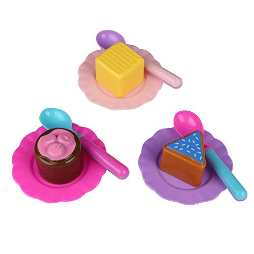 yoptote Tea Party Set Pretend Play Food Toy Cake Teapot Kitchen Playset Utensils Learning Source Gifts Girls Boys Toddlers Kids - Thumbnail 4