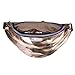 Shiny Retro Fanny Pack Rave Festival Metallic Hologram Bum Bag Waist Pouch (Gold)