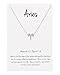 Cyberny Aries Necklace for Women, 18