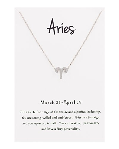 Cyberny Aries Necklace for Women, 18