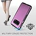 YOUMAKER Case for Galaxy S10e, Metallic Purple Case with Built-in Screen Protector Heavy Duty Protection Full Body Shockproof Slim Fit Cover for Samsung Galaxy S10e 5.8 inch (2019) - Purple