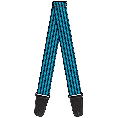 Buckle-Down GS-W31390 "Mini Buffalo Plaid Navy/Blue" Guitar Strap