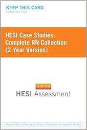 HESI Case Studies For Nursing: Hesi, Hesi: 9781455727063: Books - Amazon.ca