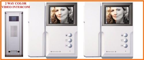L1C- 2 WAY COLOUR LCD AUDIO &amp; VIDEO DOORPHONE ACCESS ENRTY INTERCOM SYSTEM by Digiteck
