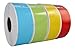 4 Rolls; 1 Roll Of Each Color, 350 Labels Per Roll of DYMO-Compatible 30252 RED, BLUE, YELLOW and GREEN Address Labels (1-1/8