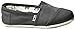 TOMS Womens Classics Black Canvas 001001B07-BLK
