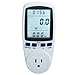 Excelvan LCD Display Smart Plug Power Meter Energy Watt Voltage Amps Meter with Electricity Usage Monitor Reduce Your Energy Costs