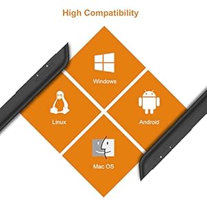 Wireless Presenter, Doosl Wireless Presenter, RF 2.4GHz Powerpoint Clicker Presentation Remote Control Pen. (Black)
