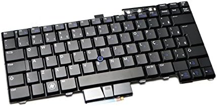 NEW Genuine OEM Dell Latitude E6400 E6410 E6500 E6510 Precision M2400 M4400 Laptop Notebook 85 Key BRAZIL PORTUGUESE Dual Point Keypad TECLADO Keyboard Backlight Assembly Y84TY PK130AF2B34 NSK-DB31B