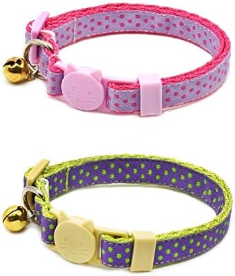 Fantasia Pet Breakaway CAT Collar - 2 PCS Bundle Pack