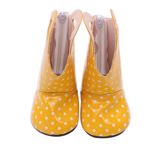 image for Rucan Doll Raincoat Hat Shoes Clothes for 18 Inch American Girl Doll A