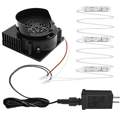 Replacement 1A Air Blower for Independence Day Christmas Inflatables, 1.5A Adapter for Christmas