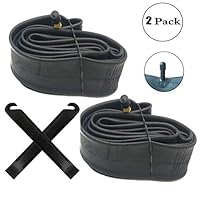 2 Pack 20 Inch Inner Tubes Replacement for 20x1.75/1.95/2.10/2.125 Schrader Valve MTB Bike Tire/Schrader Valve BMX Bicycle Inner Tubes