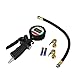FOVAL Digital Tire Inflator Gauge-100PSI (Black)