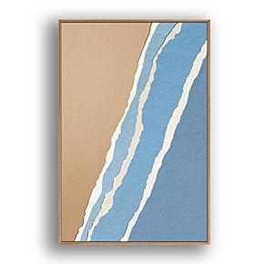 Framed Abstract for Living Room Bedroom Color Block for