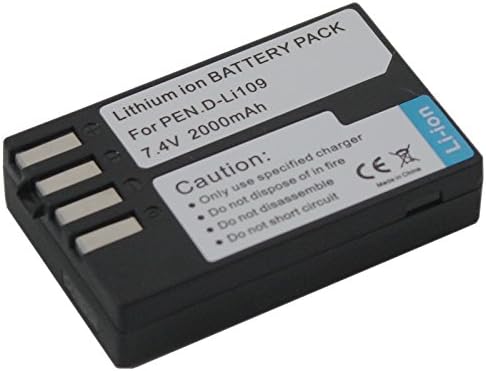 BTBAI D-Li109 Battery+Charger AC Wall Single for DLi109 D-L1109 DL1109 K-r Kr K-1S K1S K-S1 KS1 K-30 K30 K-50 K50 K-500 K500 Digital Camera Battery Charger Adapter k1a - Image 3