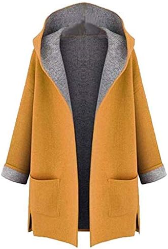 Yattafasion Women's Winter Large Size Woolen Coat Cardigan Slim Loose Women's Clothing