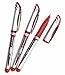 Pentel Energel Stick Liquid Gel Pen,0.5mm, Fine Line, Needle Tip, Red Ink-value Set of 3(with Our Shop Original Description of Goods)