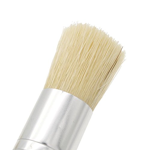 WonBuss 3Pcs Stencil Brushes Set, Art Crafts Paint Brush with Pure Natural Hog Bristle - Thumbnail 2