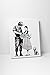 Pingo World 0416O4651DG Dorothy Police Search Gallery Wrapped Canvas Print 30 X 20. Bonus Free Banksy Wall Decal, 30