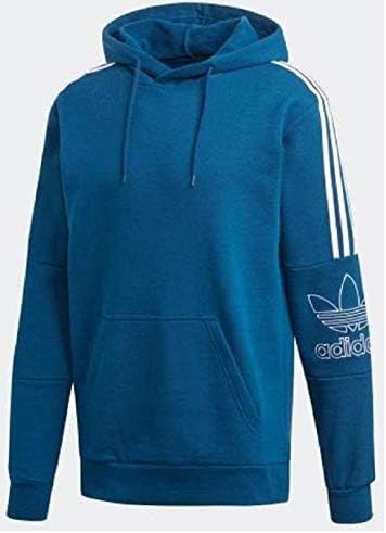 Adidas アディダス Originals オリジナルス アウトライン フーディー 裏起毛スウェットパーカー Outline Hoodie Xo 1 1cm 国内正規品 Fwf レジェンドマリン